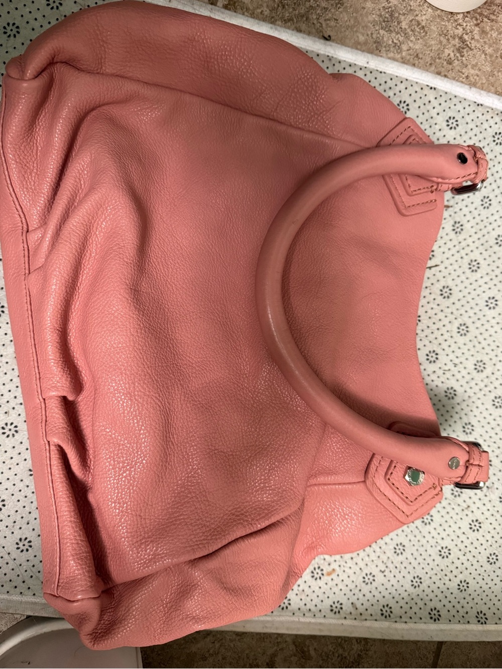 Marc by Marc Jacobs Blush Pink Pebbled Leather Satchel NWT - Picture 6 of 7